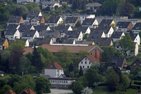 Olika Arkitektur Selektivt Fokus — Stockfoto