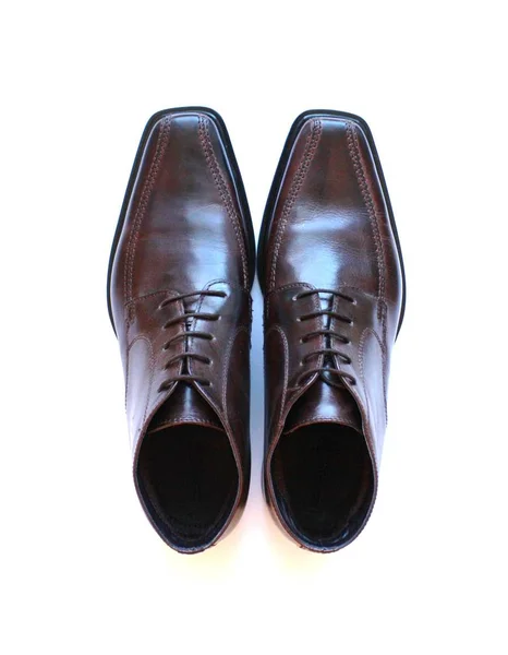 Kahverengi Erkek Ayakkabıları — Stok fotoğraf