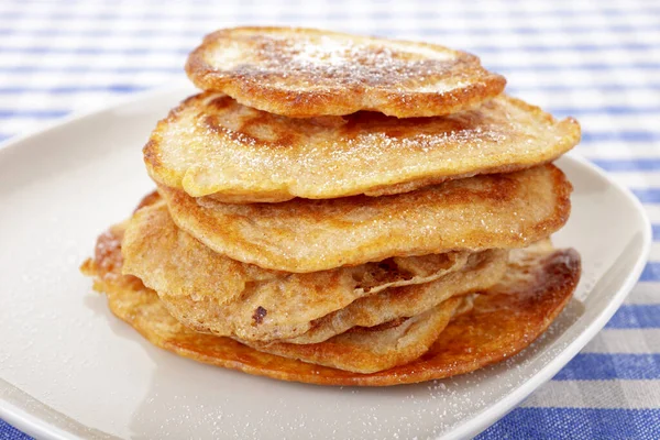 Tasty Pancakes Background Close — Stock Photo, Image