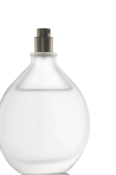 Botella Perfume Sobre Fondo Blanco —  Fotos de Stock