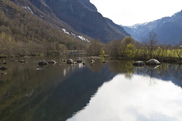 Norway Nature Landscape Background — Stock Photo, Image