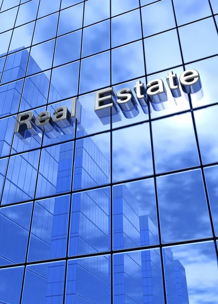 Look Real Estate Blue — Stock Photo, Image