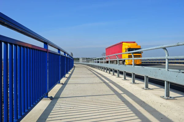 Vista Panorámica Infraestructura Vial Tráfico — Foto de Stock