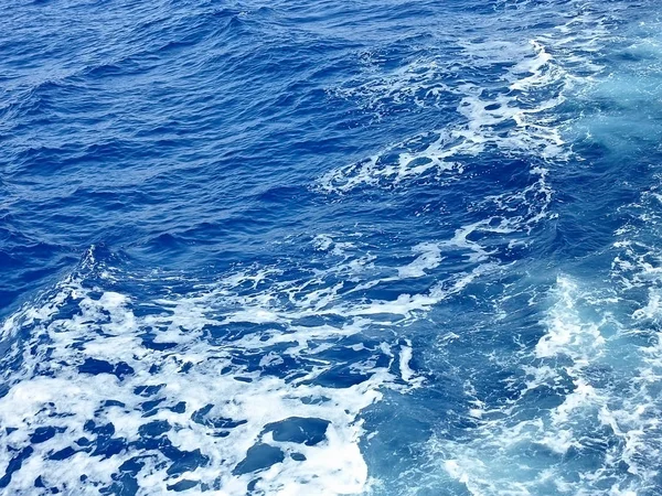 Water Golven Een Oceaan Voor Achtergrond — Stockfoto