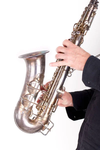 Instrumento Musical Jazz Saxofón — Foto de Stock