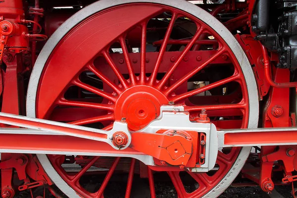 Wheels Steam Locomotive — Stock Photo, Image