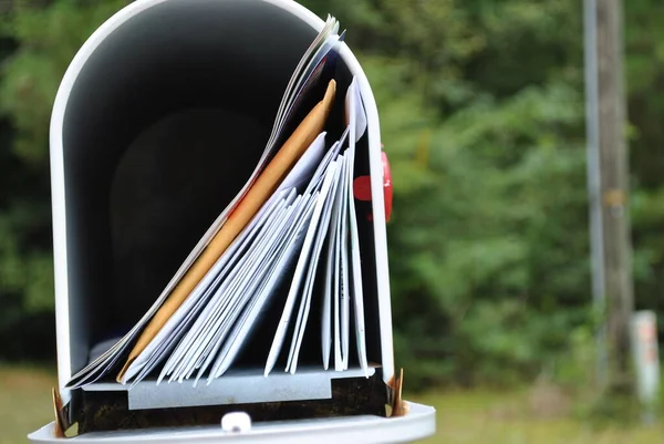 Почта Почтовом Ящике — стоковое фото