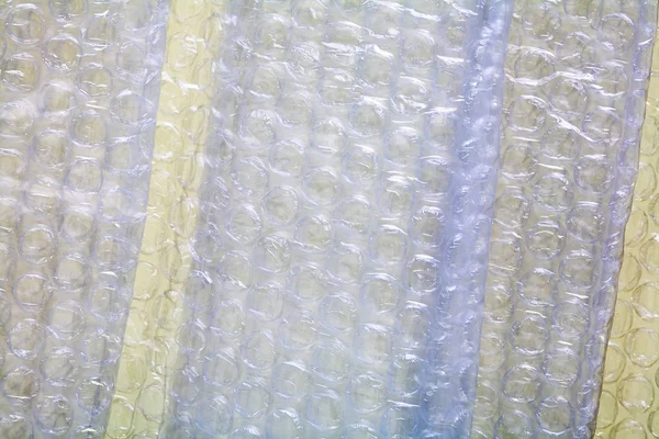 Bubble Wrap Plastik Foil Sebagai Latar Belakang — Stok Foto