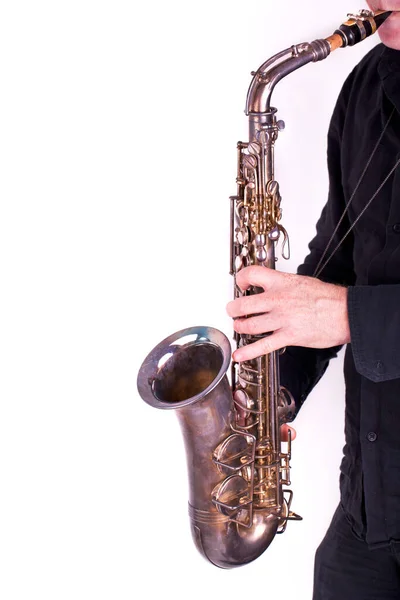 Σαξόφωνο Τζαζ Μουσικό Όργανο — Φωτογραφία Αρχείου