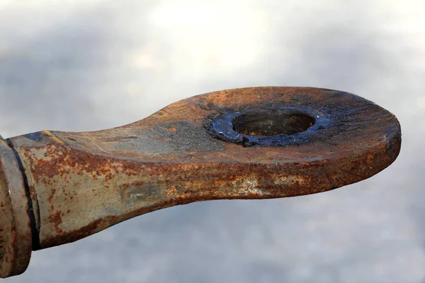 Tubo Oxidado Válvula Fondo Antigua Fábrica —  Fotos de Stock