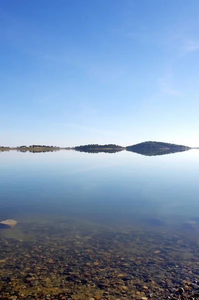 Landschap Van Het Alqueva Meer — Stockfoto