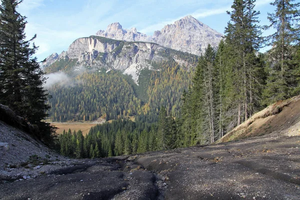 Erosione Del Suolo Montagna — Foto Stock