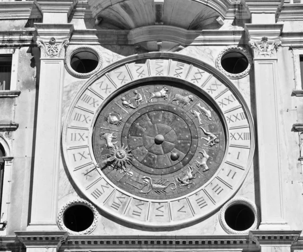 Torre Dell Orologio Torre Relógio Veneza Itália — Fotografia de Stock