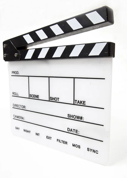 Filme Clapper Board Conceito Cinema — Fotografia de Stock