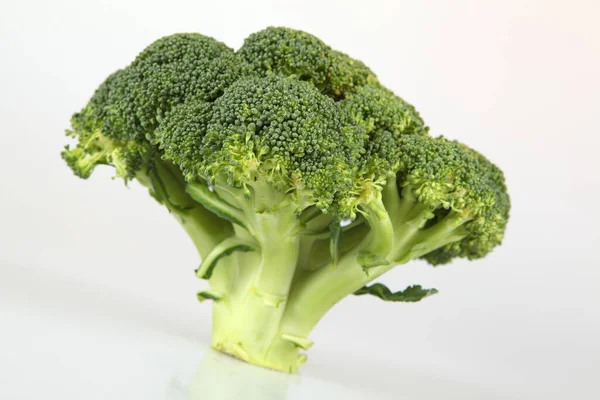 Brócolos Verdes Alimentos Vegetarianos Vegetais — Fotografia de Stock