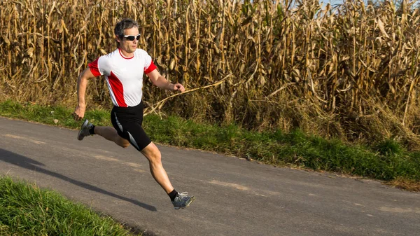 Jogger Running Abbigliamento Sportivo Maratona — Foto Stock