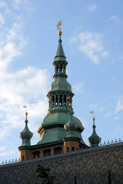 Αρχιτεκτονικές Λεπτομέρειες Του Πύργου Κάστρο Της Πράγας — Φωτογραφία Αρχείου