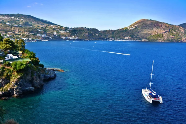 Lipari Еолійських Островів Сицилії — стокове фото