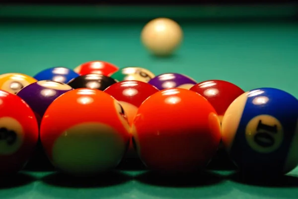 Bilardo Masa Oyunu Spor — Stok fotoğraf