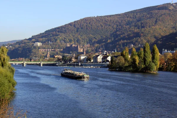 Neckar Boat Trip Heidelberg — Stock Photo, Image