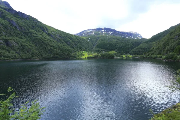 Schoonheid Van Noordse Fjorden — Stockfoto