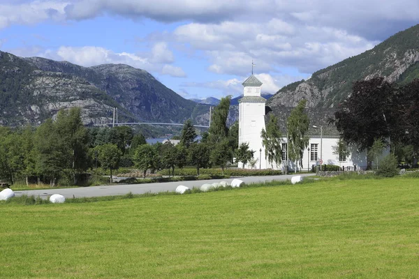 Schoonheid Van Noordse Fjorden — Stockfoto