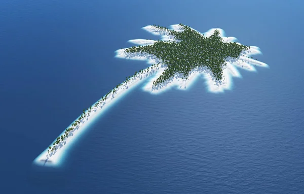Palm Beach Island Concept — Stock Photo, Image