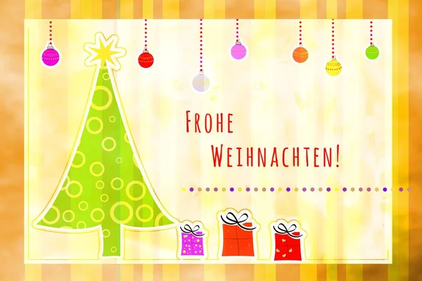 Frohe Weihnachten Und Ein Gutes Neues Jahr — Stockfoto