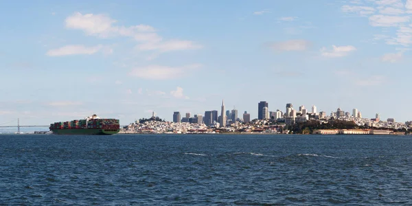 Downtown San Francisco Seen Bay Morning — Stock Photo, Image