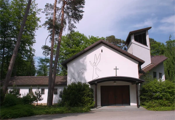 Waldfriedhof Dålig Lippspringe Querformat — Stockfoto