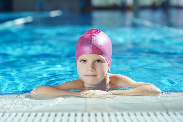 Happy Chid Have Fun Swimming Pool — Stock Photo, Image