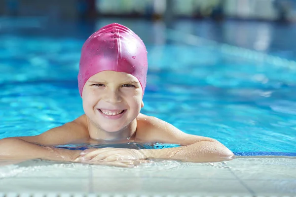 Feliz Chid Divertir Piscina — Fotografia de Stock