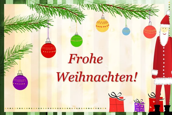 Frohe Weihnachten Und Ein Gutes Neues Jahr — Stockfoto