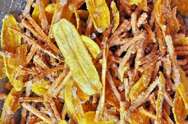 Banano Dulce Frito Taro Snack Thai Food —  Fotos de Stock