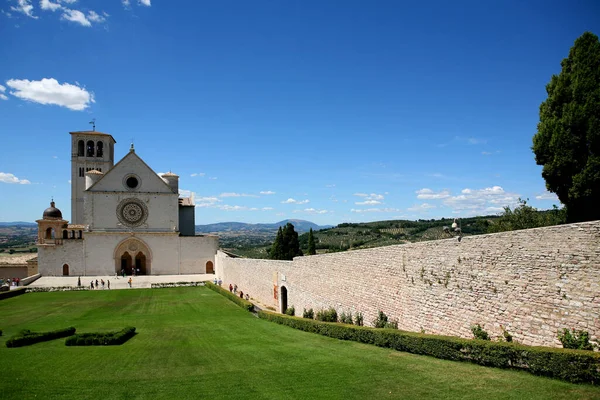 Landskap Assisi Stad — Stockfoto