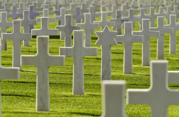 オマハ ビーチの軍事墓地 — ストック写真