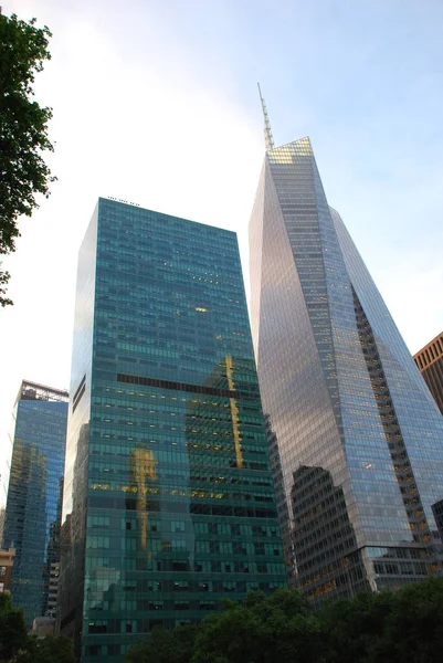 Bryant Park New York Manhattan Skyscraper — Stock Photo, Image