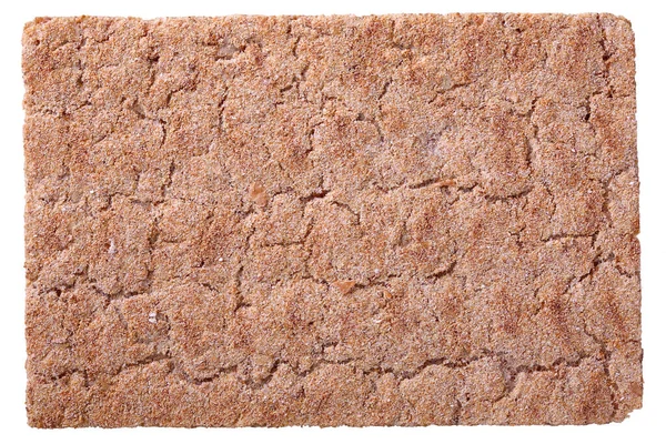Κοντινό Πλάνο Ενός Ψωμιού Σπόρους Σουσαμιού Που Απομονώνονται Λευκό Επιλεκτική — Φωτογραφία Αρχείου