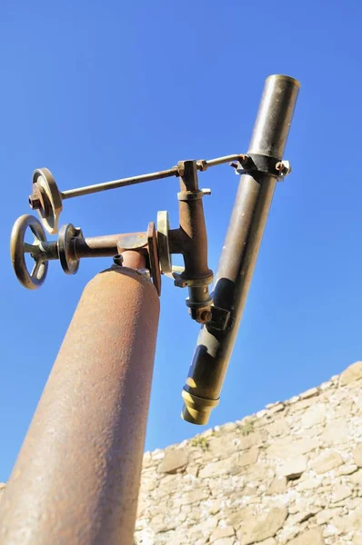 Lookout Telescope Sightseeing Binoculars — Stock Photo, Image