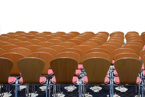 Empty Seats Chairs Row — Stock Photo, Image