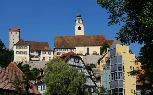 Szenischer Blick Auf Die Christliche Kirchenarchitektur — Stockfoto