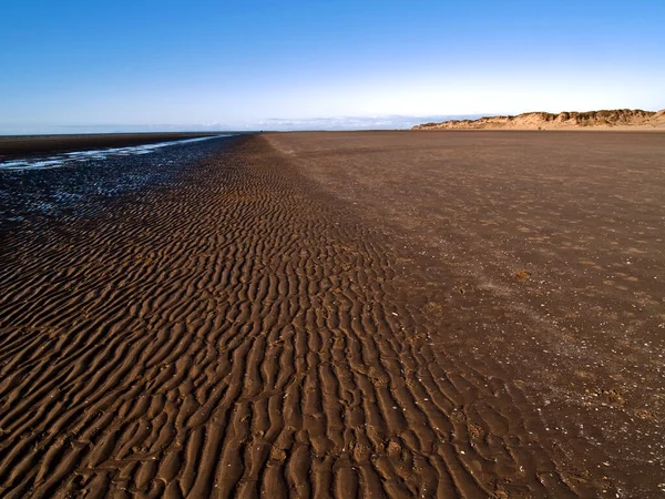 Deze Foto Werd Genomen Nadat Het Tij Enige Tijd Geleden — Stockfoto