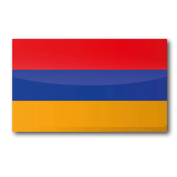 Vlag Van Armenië Landvlag — Stockfoto