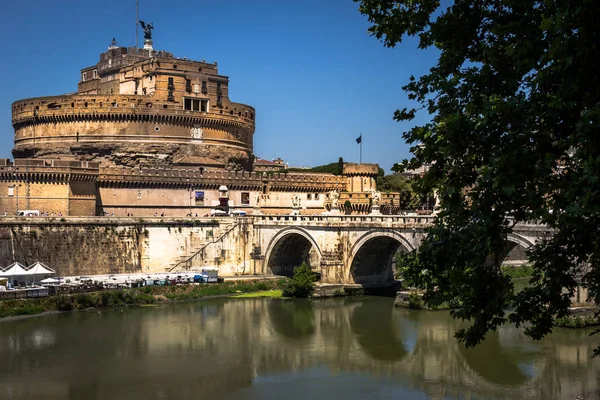 Рим Castel Sant Angelo — стоковое фото