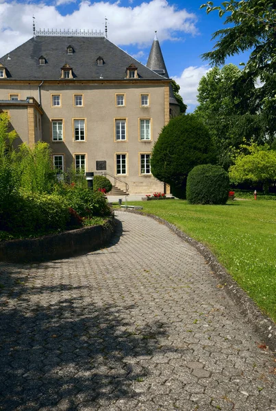 Veduta Antico Convento Città Schengen Lussemburgo Estate — Foto Stock