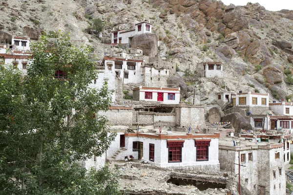 Typowe Domy Ladakh Północne Indie — Zdjęcie stockowe