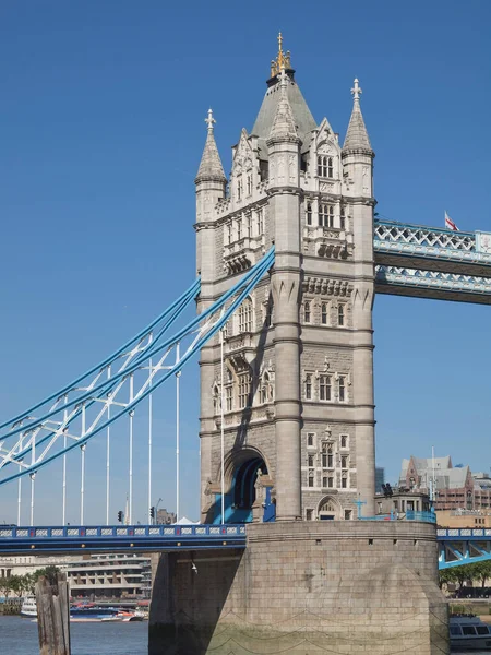 Tower Bridge Sobre Río Támesis Londres Reino Unido — Foto de Stock