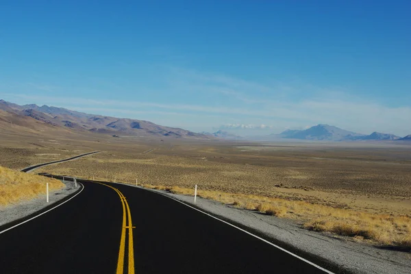 Autostrada 447 Gerlach Nevada — Zdjęcie stockowe