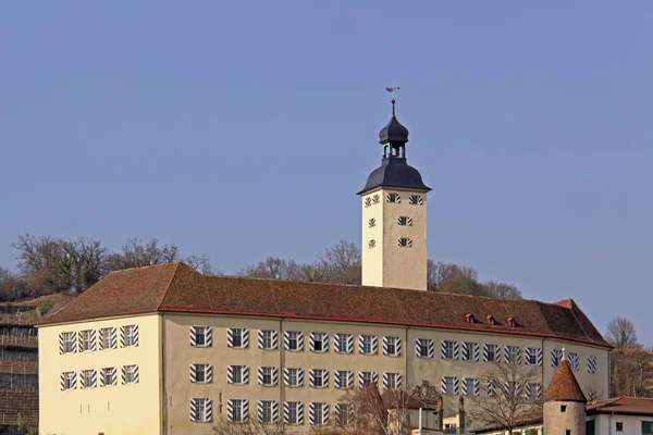 Zamek Horneck Gundelsheim Neckar Był Zamek Zakonu Krzyżackiego — Zdjęcie stockowe