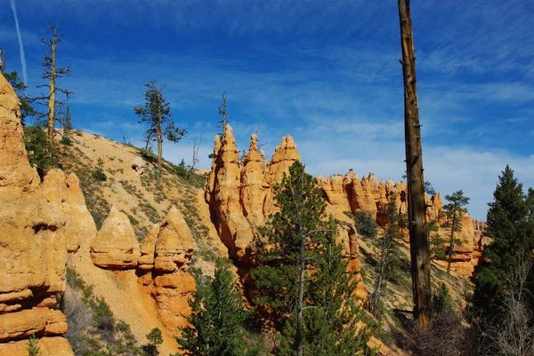 Bryce Canyon Rotsachtige Formatie Zandsteen Oriëntatiepunt — Stockfoto